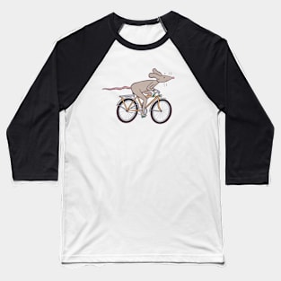 Mouse on a Bicycle Baseball T-Shirt